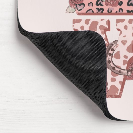 Retro Westerne Love Muismat (Hoek)