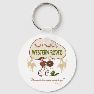 Retro 'Westerne Rodeo' Sleutelhanger