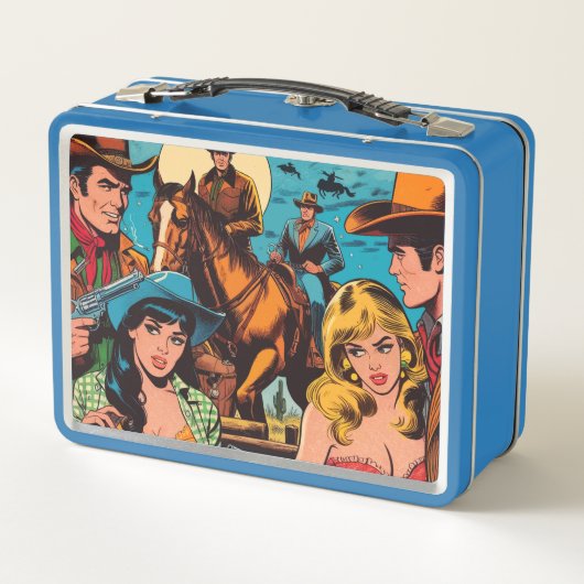 Retro Westerne striptekeningen (Achterkant)
