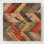 Retro Westerne wandklok (Voorkant)