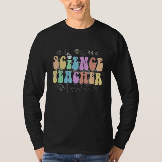 Retro WETENSCHAPSDOCENT Squad Technologie Team Stu T-shirt (Voorkant)