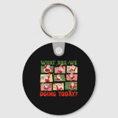 Retro What Are We Doing Today Santa Pe Teacher Tea Sleutelhanger (Voorkant)