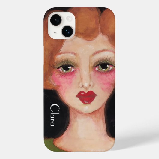 Retro Whimsical Boho  Geïnspireerde Art Naam toevo Case-Mate iPhone Case (Achterkant)