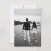 Retro Whimsical hand geschreven bruiloft Uitnodigi Save The Date (Voorkant)