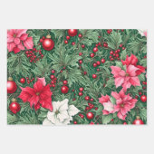 Retro Whimsical Kerstmis Inpakpapier Vel (Voorkant)