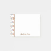 Retro Whimsical Mandala Boho Patroonnaam Post-it® Notes (Voorkant)