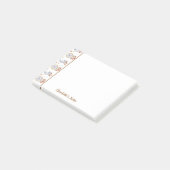 Retro Whimsical Mandala Boho Patroonnaam Post-it® Notes (Schuin)