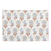 Retro Whimsical Mandala Boho Pattern Kussensloop (Achterkant-Rechts)