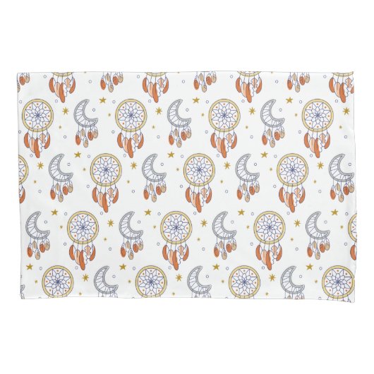 Retro Whimsical Mandala Boho Pattern Kussensloop (Voorkant-Links)