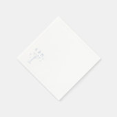 Retro Whimsical Martini Hand getekende aangepaste  Servet (Hoek)