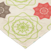 Retro Whimsical Snowflakes Tablecloth Tafelkleed (Gekanteld)