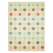 Retro Whimsical Snowflakes Tablecloth Tafelkleed (Voorkant)