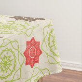 Retro Whimsical Snowflakes Tablecloth Tafelkleed (Voorbeeld)