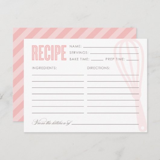 RETRO WHISK | ONTVANGSTKAARTEN BRIEFKAART (Voorkant / Achterkant)