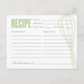 RETRO WHISK | ONTVANGSTKAARTEN BRIEFKAART (Voorkant)