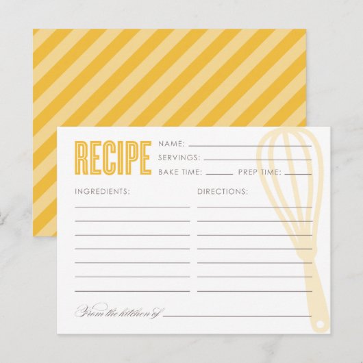 RETRO WHISK | ONTVANGSTKAARTEN BRIEFKAART (Voorkant / Achterkant)