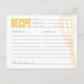 RETRO WHISK | ONTVANGSTKAARTEN BRIEFKAART (Voorkant)