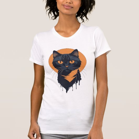 Retro Whiskers T-shirt (Voorkant)