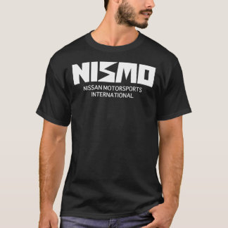 Retro White Nismo Nissan Motorsport Logo Classic T T-shirt