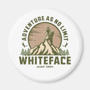 Retro Whiteface Mountain Hike Magneet