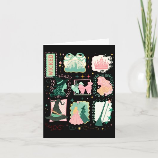 Retro Wicked Stamps Christmas Vibes Clothing Long  Kaart (Voorkant)