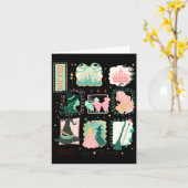 Retro Wicked Stamps Christmas Vibes Clothing Long  Kaart (Gele Bloem)