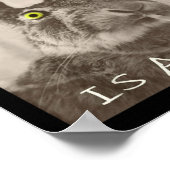 Retro Wie de F_ck is Alice Funny Rabbit Poster (Hoek)