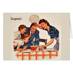 Retro Wife - Dinner is altijd een verrassing.