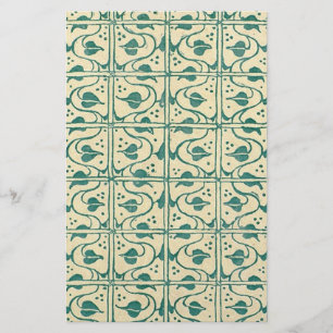 Retro  wijnstokpaardjes briefpapier