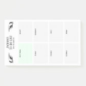 Retro Wijzende Handen Takenlijst Post-it® Notes (Voorkant)
