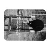 Retro Wild Black Beer Trash Scavenging Garbage Magneet (Horizontaal)