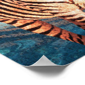 Retro wild dier collage poster (Hoek)