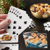 Retro Wild West Pin-up Pokerkaarten (Insitu)