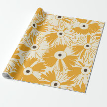 Retro Wilde Bloem Grote Schaal Bloem Solidago