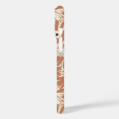 Retro Wilde Bloem Grote Schaal Bloemige Terracotta Case-Mate iPhone Case (Achterkant / Links)