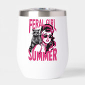 Retro Wilde Meisje Zomer Opossum Grappige Wasbeer (Voorkant)
