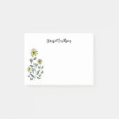Retro Wildflower Specialized Daisy Art Fun Boho Post-it® Notes (Voorkant)