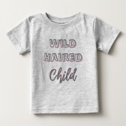 Retro Wildharig Kind T-Shirt (Voorkant)