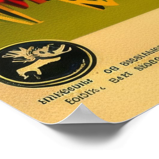 Retro  Wildlife Conservation Poster - MA (Hoek)