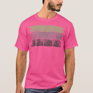 Retro Wildlife Natuur Trees in het buitenbos T-shirt