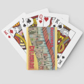Retro Wilmington Delaware Playing Cards Pokerkaarten (Achterkant)