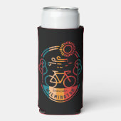 Retro Wilmington Fietsroute Seltzer Blikjeskoeler (Seltzer Voorkant)