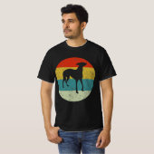 retro  windhond t-shirt (Voorkant volledig)