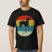 retro  windhond t-shirt (Voorkant)