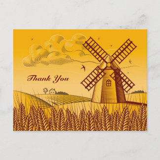 Retro Windmill Briefkaart