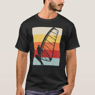 Retro Wing Surfen Koele Folie  Wing Surfer T-shirt