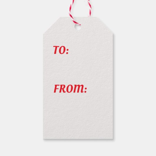 Retro Winking Santa Claus Kerstmis Cadeaulabel (Achterkant)