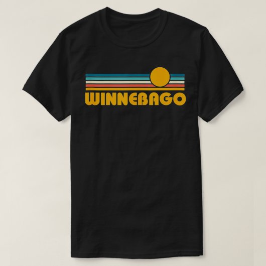 Retro Winnebago Minnesota Sunset T-shirt (Design voorkant)