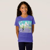 Retro Winter Ski Resort T-Shirt (Voorkant volledig)