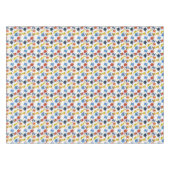 Retro Winter Whimsical Tea Party Tafelkleed (Voorkant (Horizontaal))